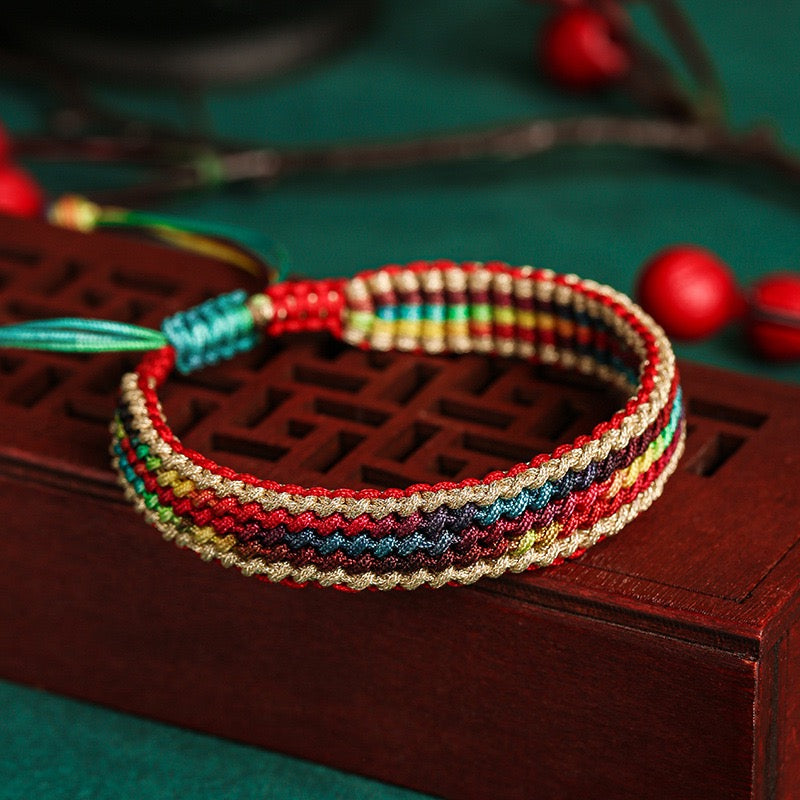 Handwoven Five-Color Blessing Bracelet