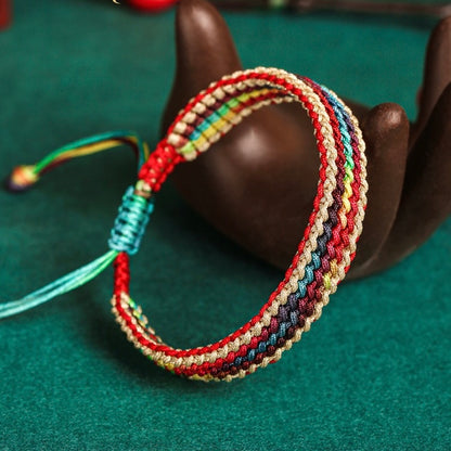 Handwoven Five-Color Blessing Bracelet