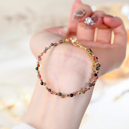 Handwoven Gemstone Fortune Bracelet