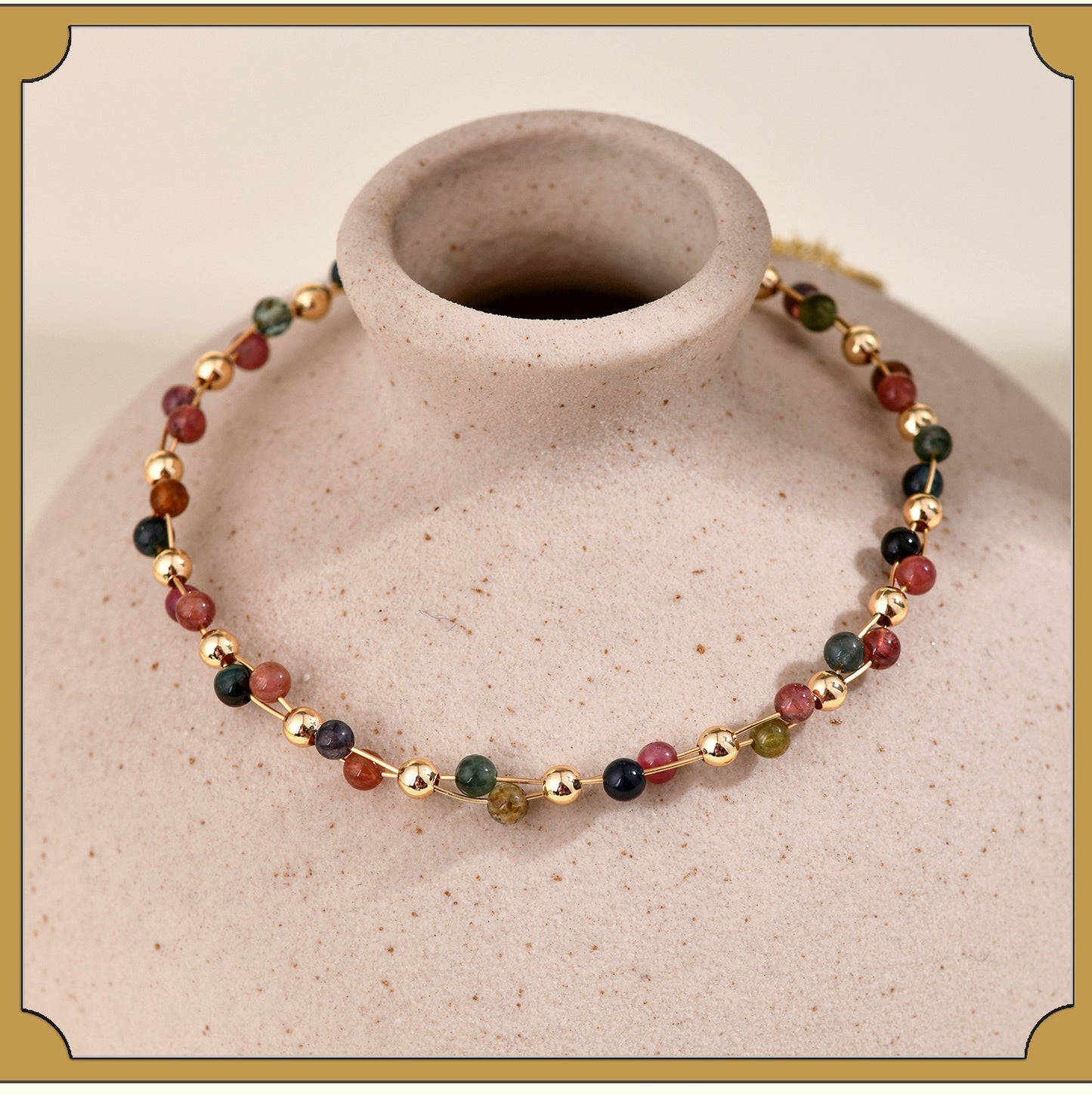 Handwoven Gemstone Fortune Bracelet