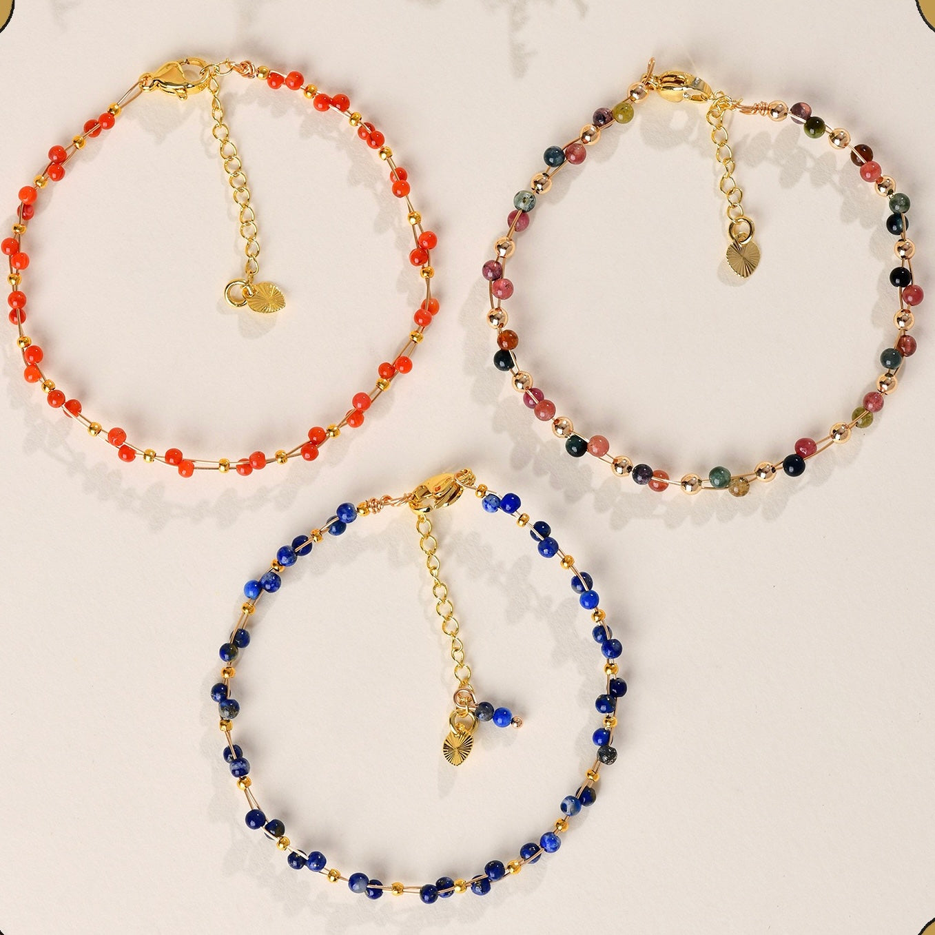 Handwoven Gemstone Fortune Bracelet