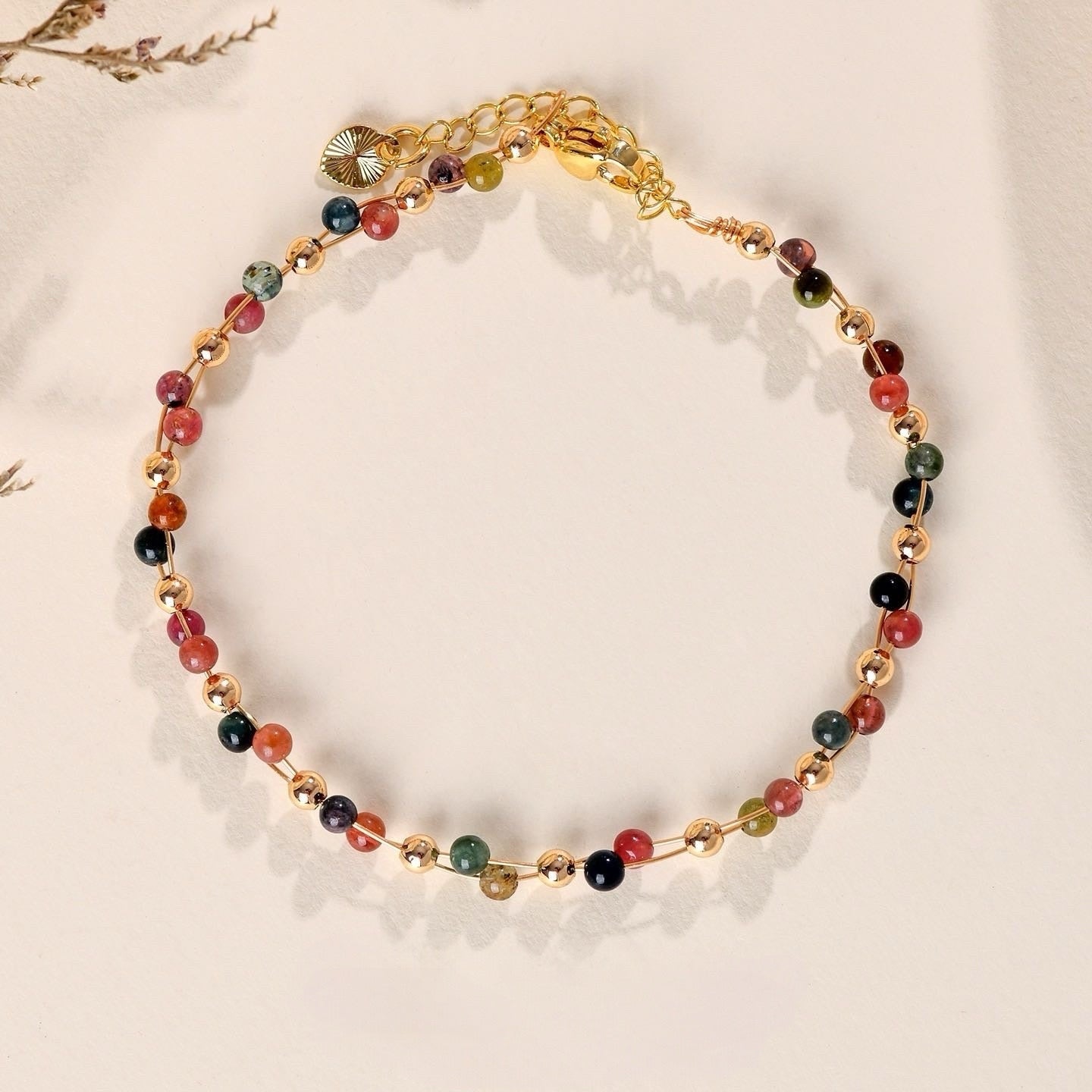 Handwoven Gemstone Fortune Bracelet