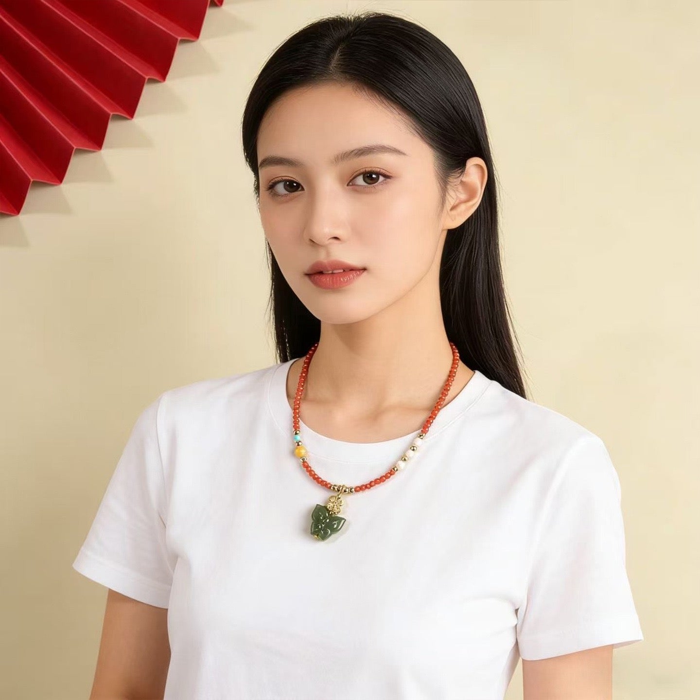 Hetian Jade Butterfly Blessing Set