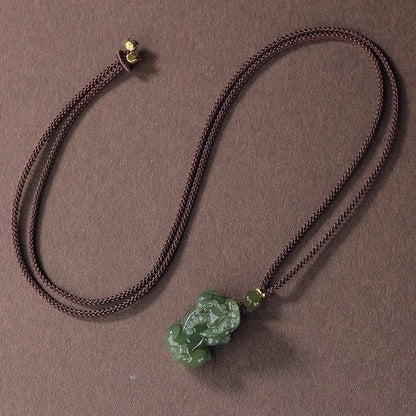 Hetian Jade Pixiu Wealth Pendant