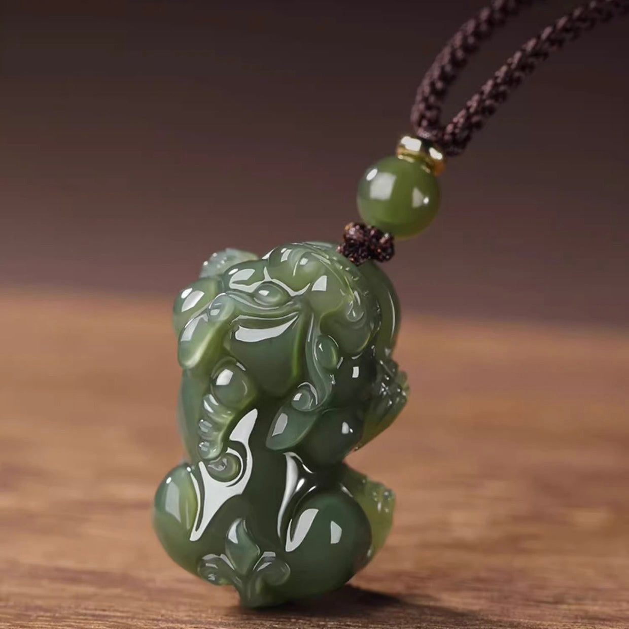 Hetian Jade Pixiu Wealth Pendant