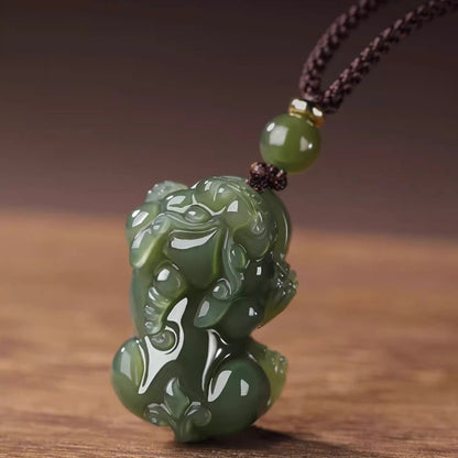 Hetian Jade Pixiu Wealth Pendant