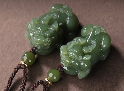 Hetian Jade Pixiu Wealth Pendant