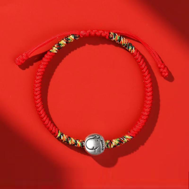Year of the Horse Luck and Protection Rope Chain Bracelet