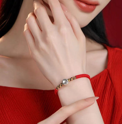 Year of the Horse Luck and Protection Rope Chain Bracelet