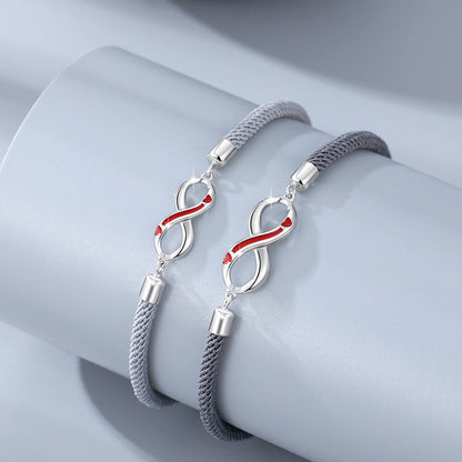 Infinity Love Möbius Couples Bracelet