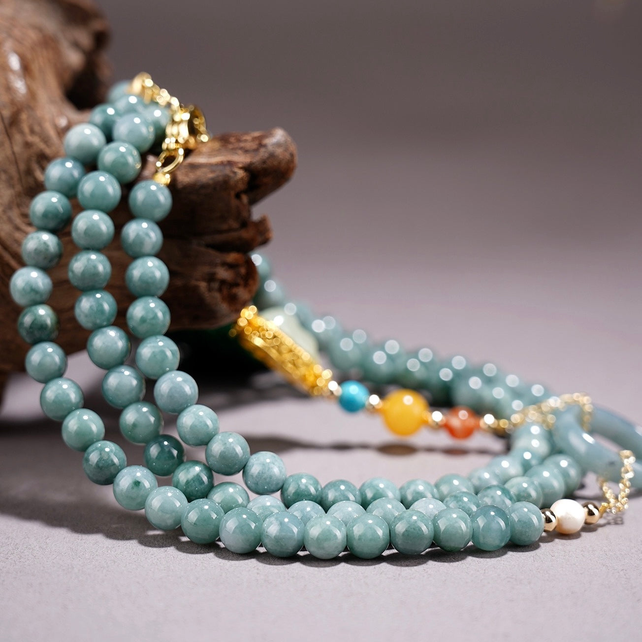 Jade Fortune Tassel Necklace
