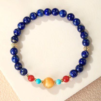 Klein Blue Lapis Wealth Bracelet