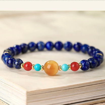 Klein Blue Lapis Wealth Bracelet