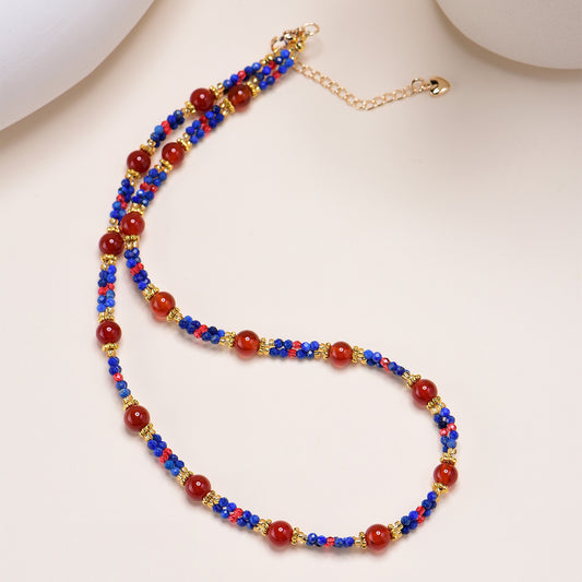 Lapis Lazuli Carnelian Energy Set