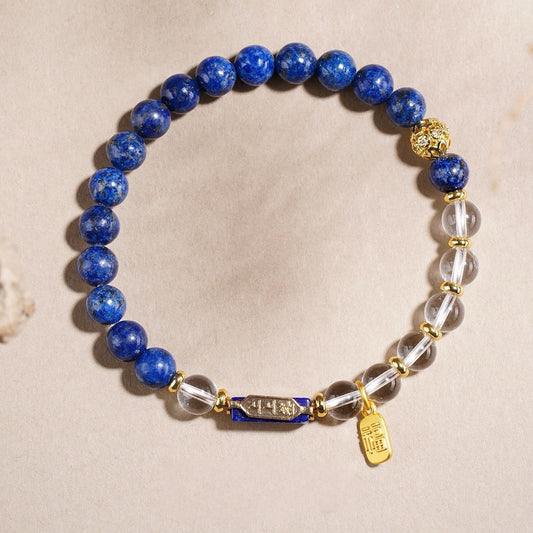 Lapis Lazuli Fortune Crystal Bracelet