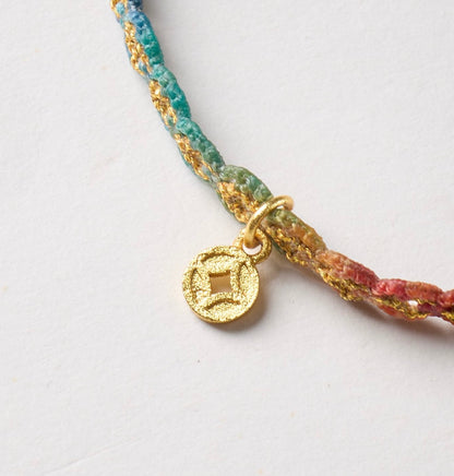 Lucky Handmade Colorful Cord Bracelet