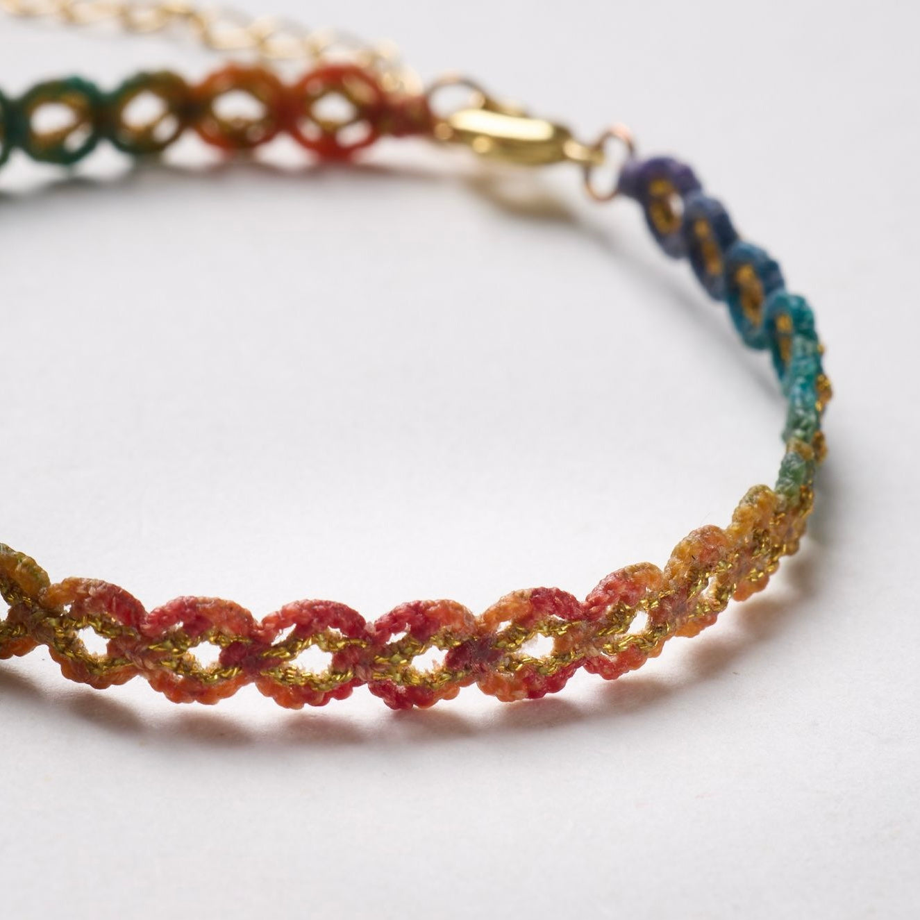 Lucky Handmade Colorful Cord Bracelet