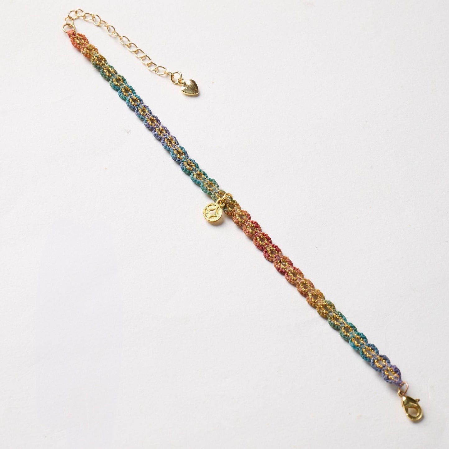 Lucky Handmade Colorful Cord Bracelet