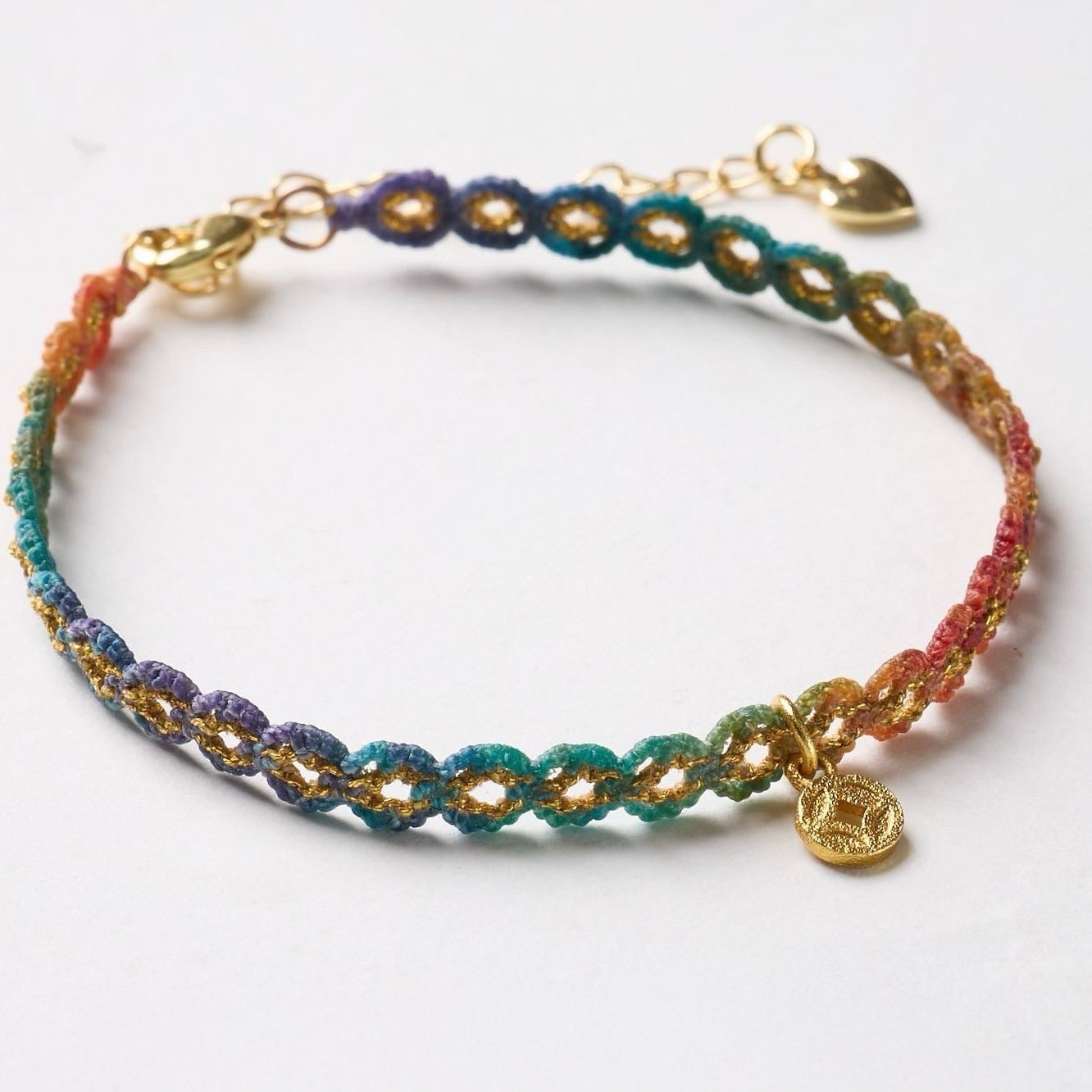 Lucky Handmade Colorful Cord Bracelet