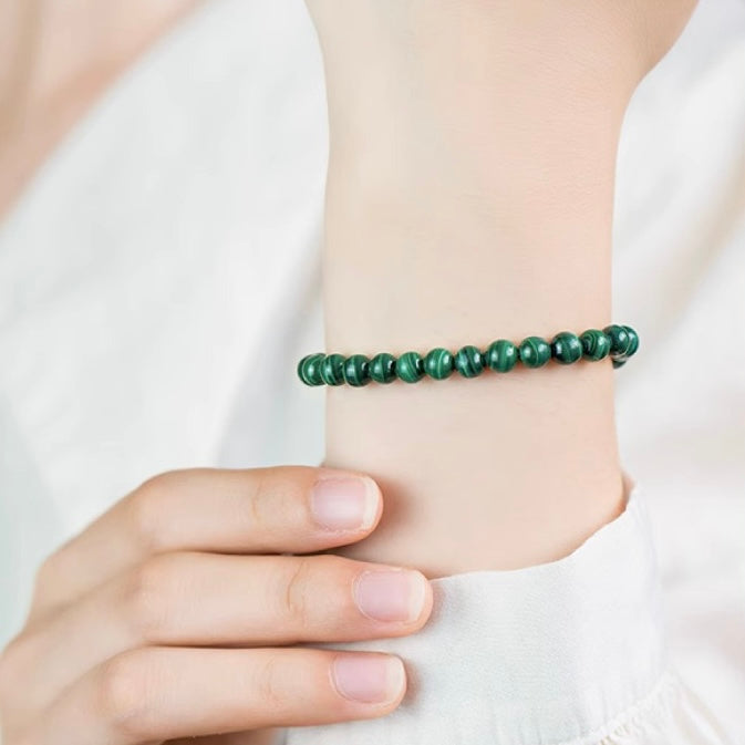 Natural Malachite Hope Bracelet