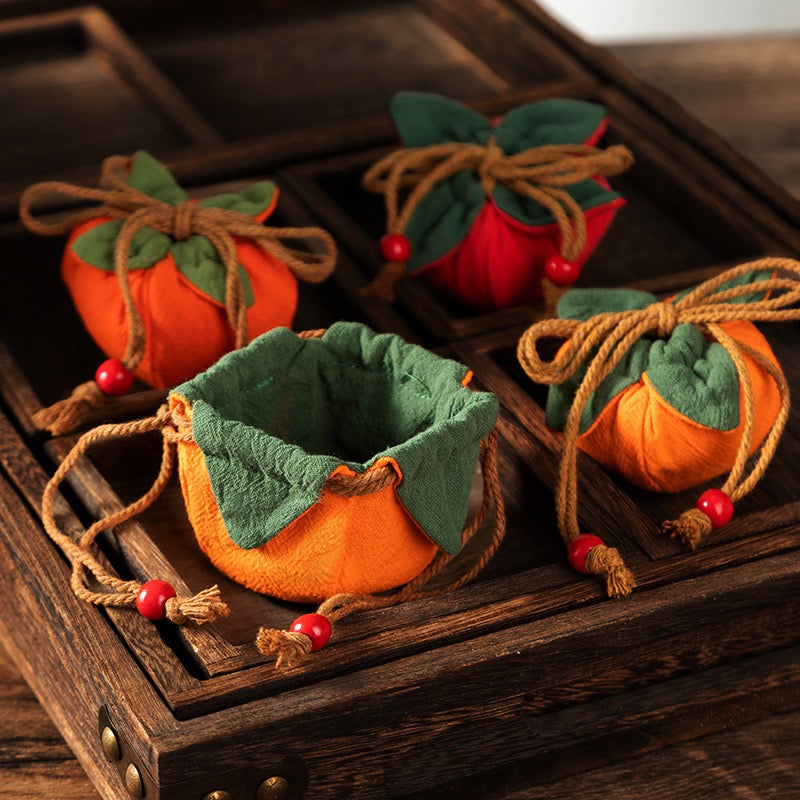 Persimmon Blessing Sachet Charm