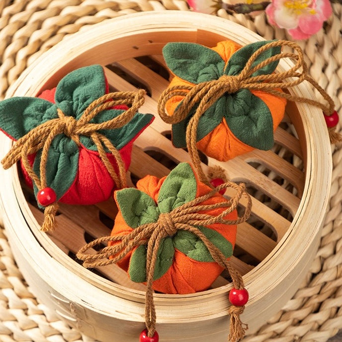 Persimmon Blessing Sachet Charm