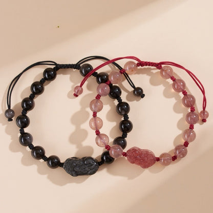 Pixiu Couples Wealth Protection Bracelet
