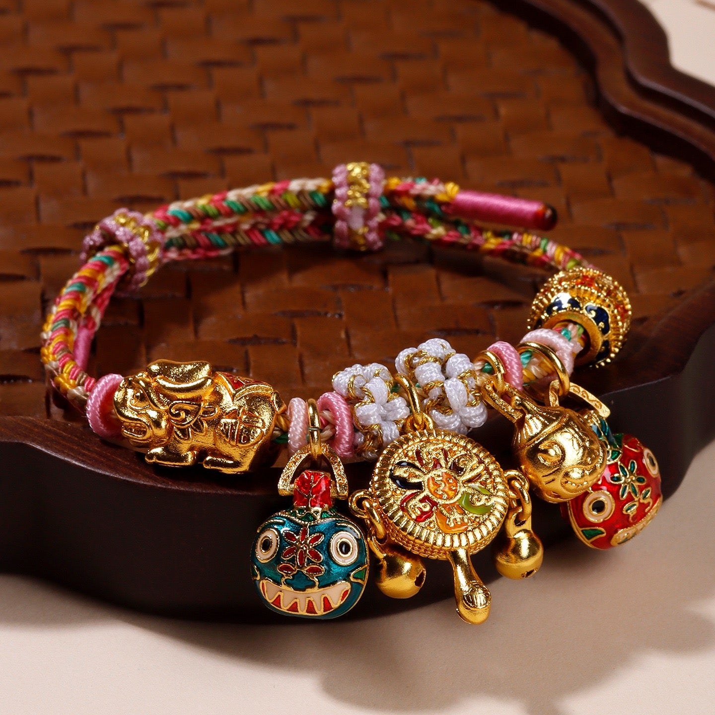 Pixiu Gold Devouring Beast Drum Bracelet