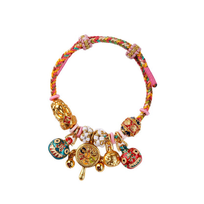 Pixiu Gold Devouring Beast Drum Bracelet