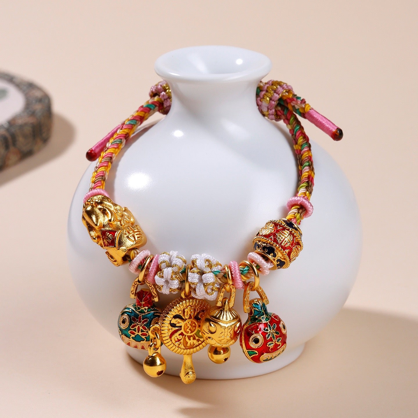 Pixiu Gold Devouring Beast Drum Bracelet