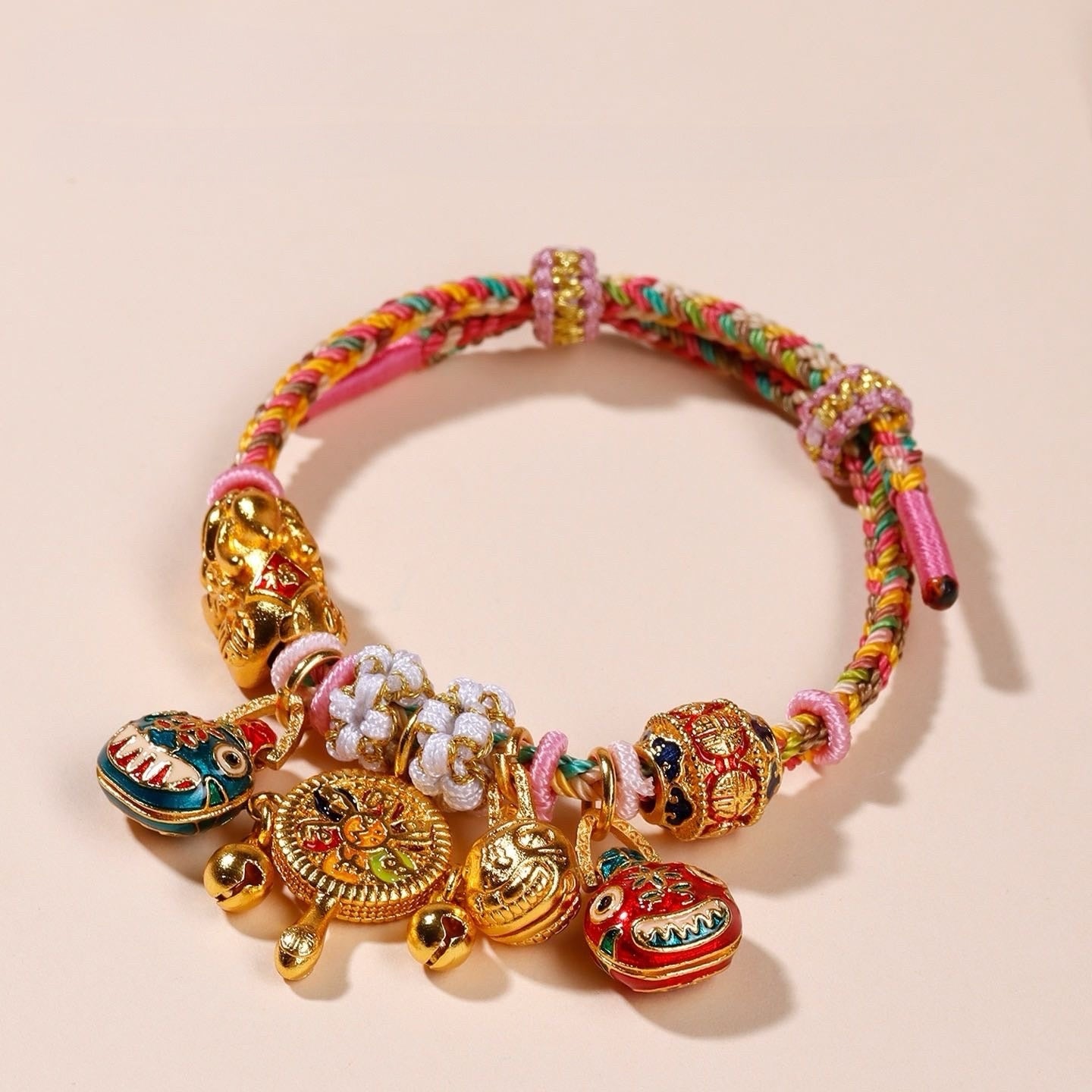 Pixiu Gold Devouring Beast Drum Bracelet