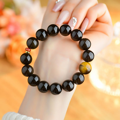 Rainbow Eye Obsidian Protection Bracelet