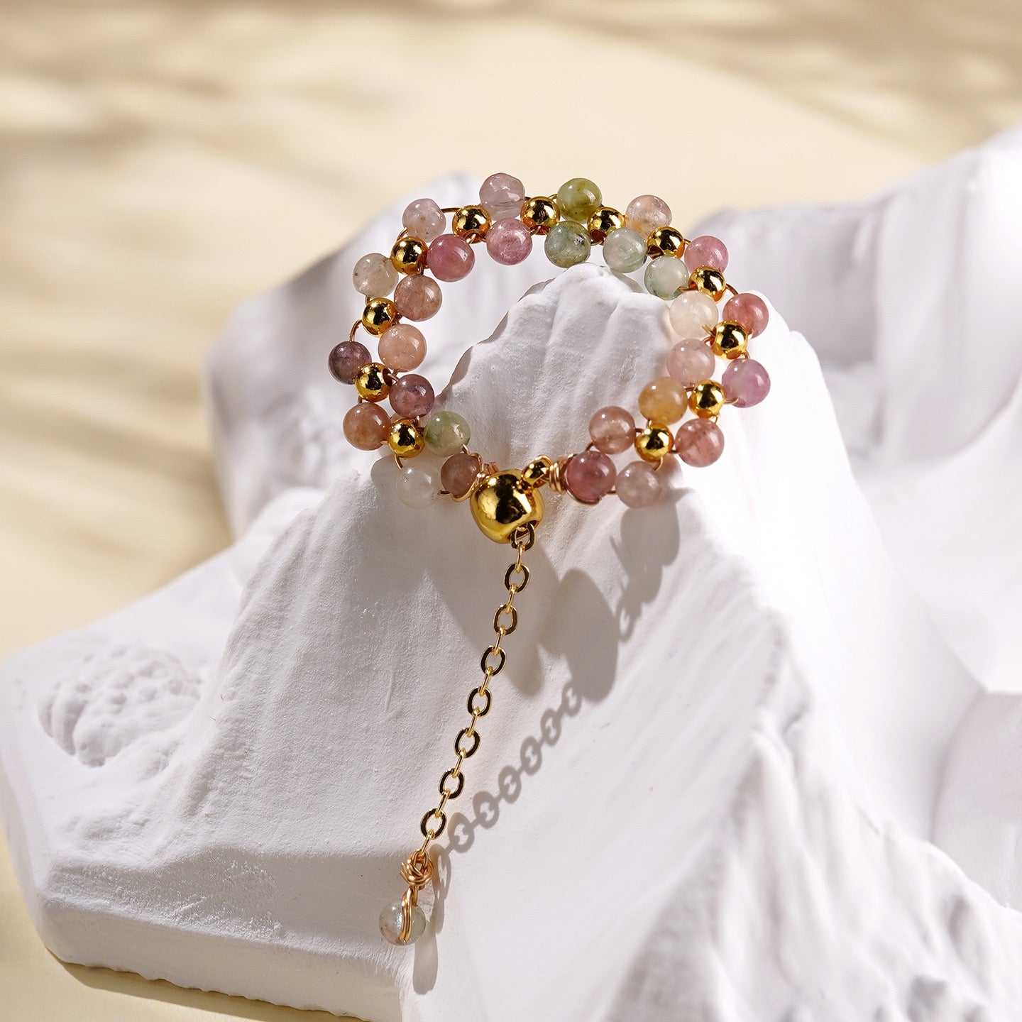 Rainbow Tourmaline Lucky Ring
