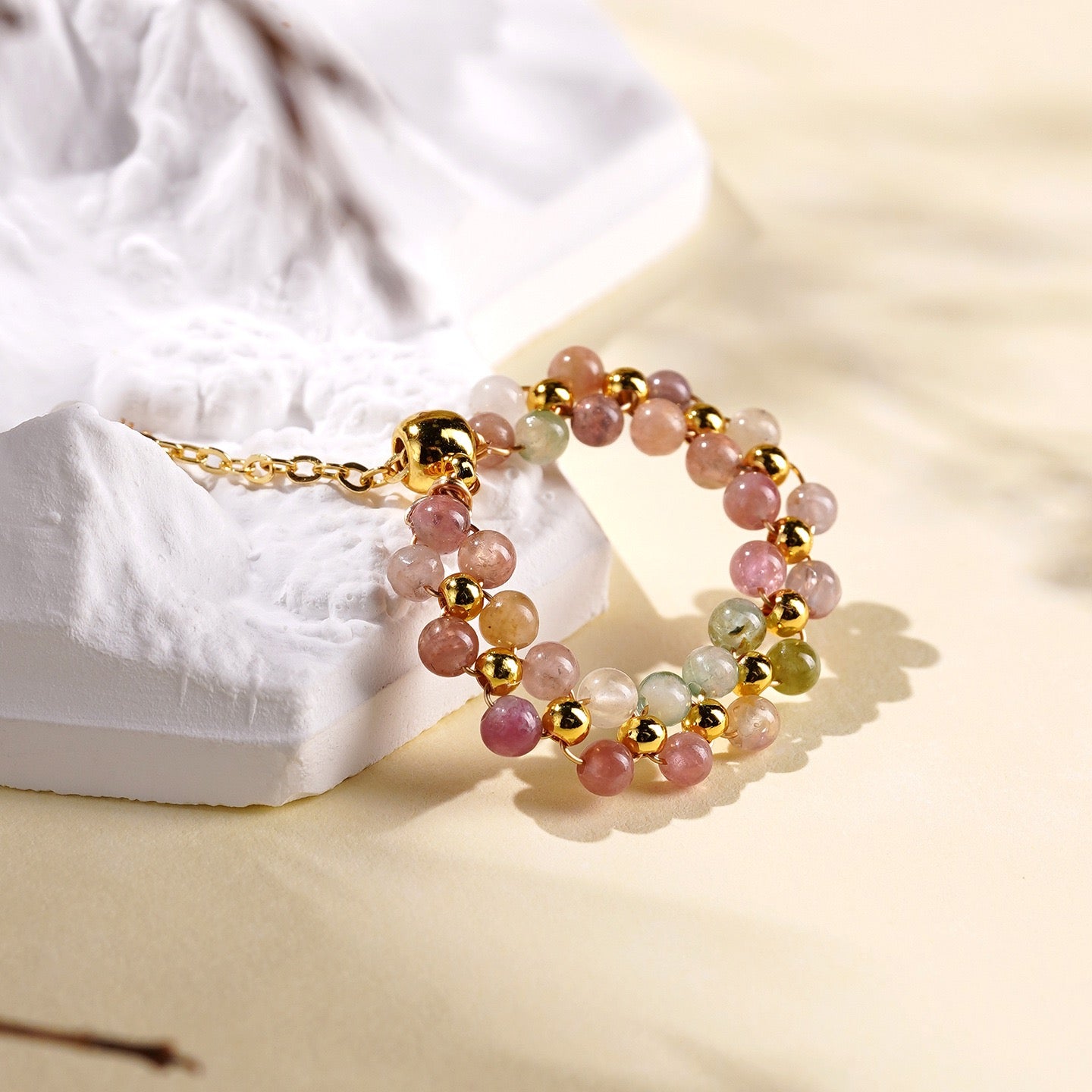 Rainbow Tourmaline Lucky Ring