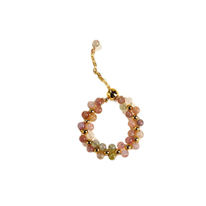 Rainbow Tourmaline Lucky Ring