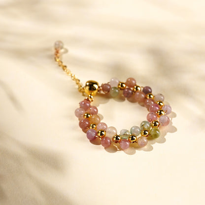 Rainbow Tourmaline Lucky Ring