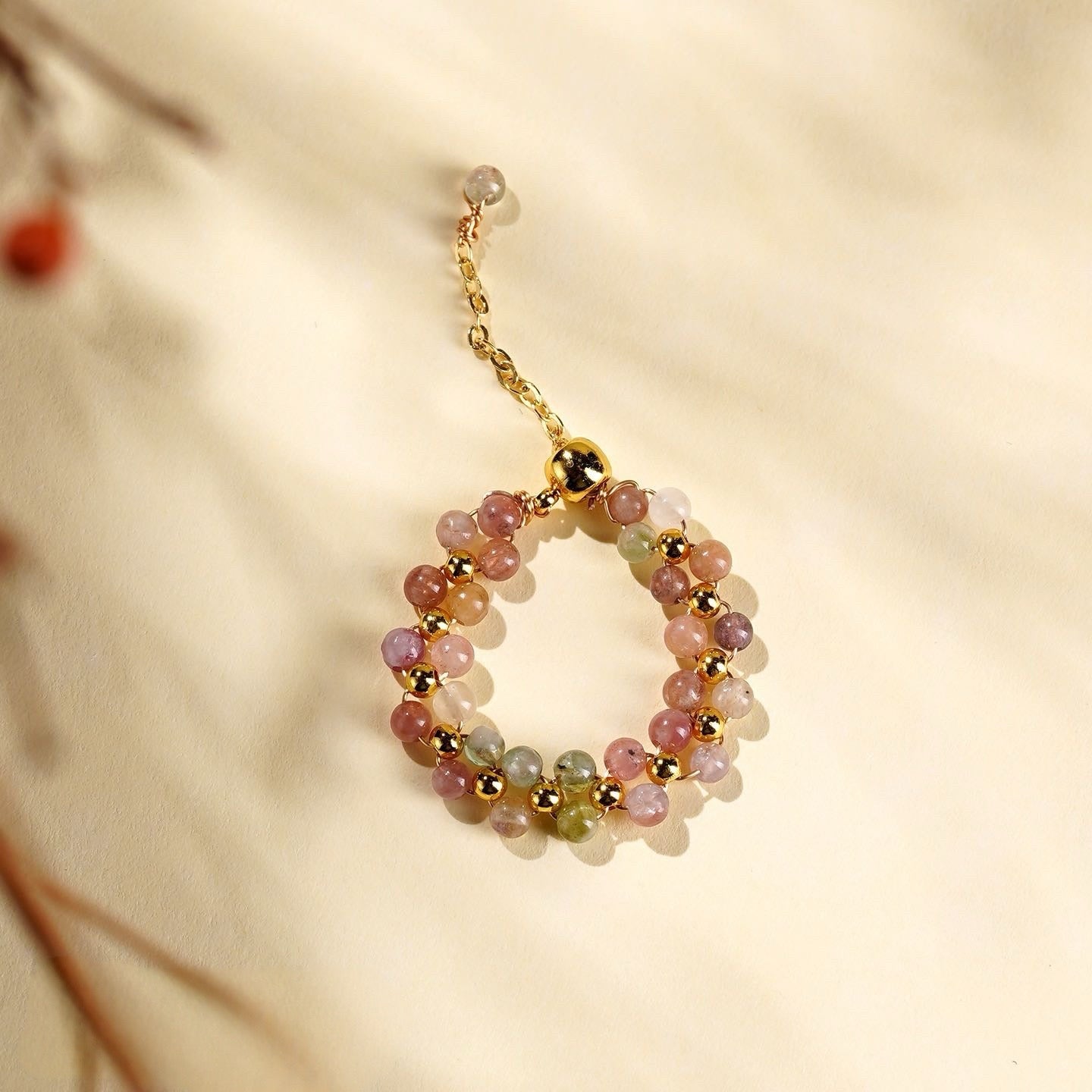Rainbow Tourmaline Lucky Ring
