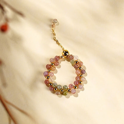 Rainbow Tourmaline Lucky Ring