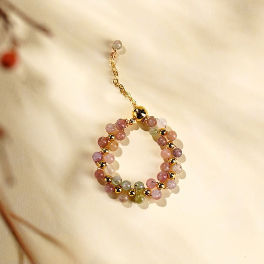 Rainbow Tourmaline Lucky Ring