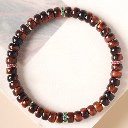 Red Tiger Eye Guardian Bracelet