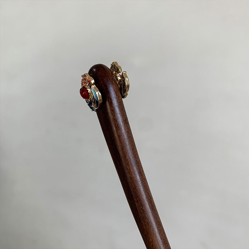 Sandalwood Koi Hair Stick