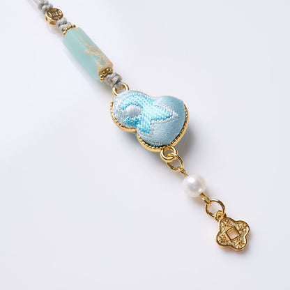 Song Brocade Lucky Gourd Hanging Charm