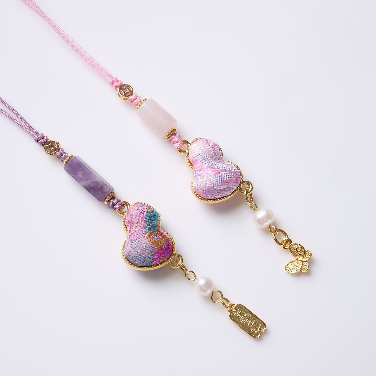 Song Brocade Lucky Gourd Hanging Charm