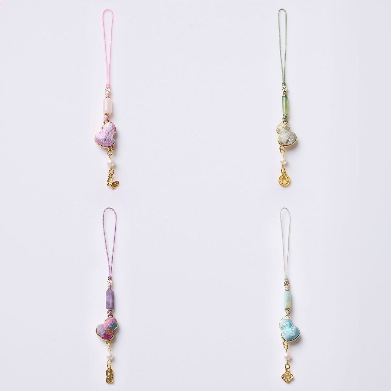 Song Brocade Lucky Gourd Hanging Charm