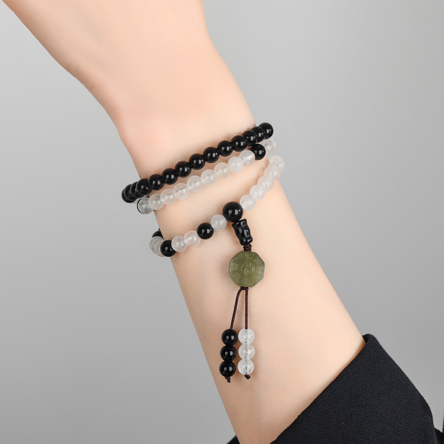 Taoist Yin Yang 81 Bead Bracelet