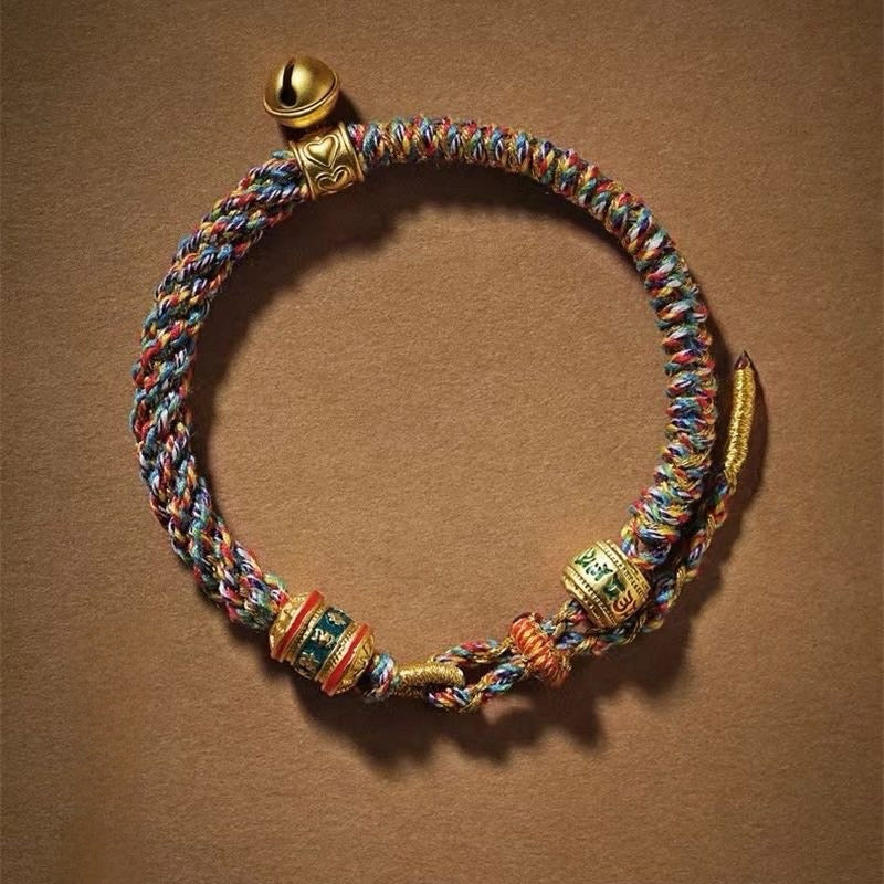 Tibetan Six Mantra Prayer Bracelet
