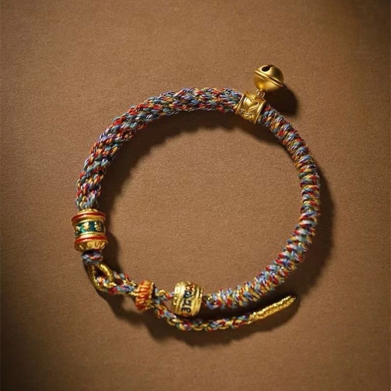 Tibetan Six Mantra Prayer Bracelet