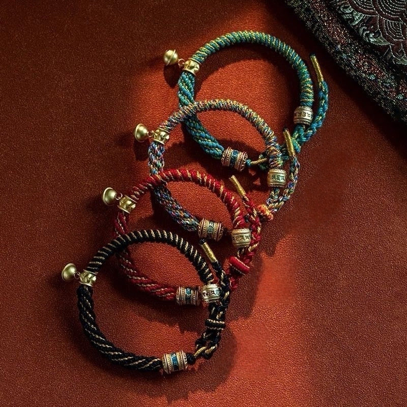 Tibetan Six Mantra Prayer Bracelet