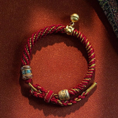 Tibetan Six Mantra Prayer Bracelet