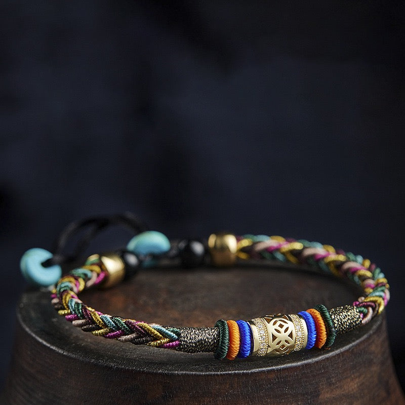 Tibetan Vajra Knot Lucky Bracelet